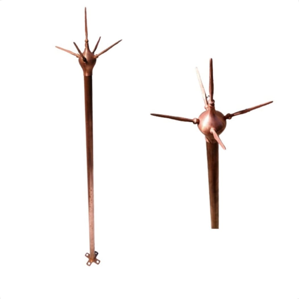 Pure copper lightning arrester